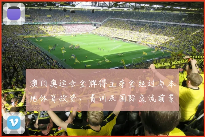 澳门奥运会金牌得主夺金经过与本地体育投资、青训及国际交流前景